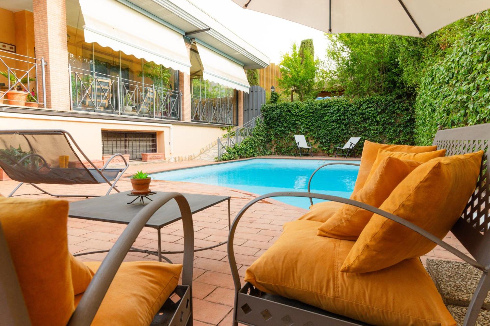 Villa Aureliana With Pool Near San Peter Roma Exterior foto